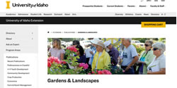 University of Idaho Extension - Idaho Landscapes and Gardens